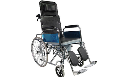 RECLINING WHEELCHAIR – WITH COMMODE